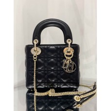 Mini Cannage Lady Dion Bag with New Style Hardware (17CM)