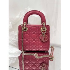 Mini Cannage Lady Dion Bag with New Style Hardware (17CM)