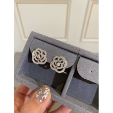Ch@nel Flower Ear Studs