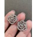 Ch@nel Flower Ear Studs