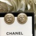 Ch@nel Vintage gold coin Ear Studs