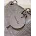 Lady Dion My ABCDion Bag with Lambskin(Gray, 20CM)