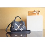 LU MONTAIGNE BB BAG WITH MONOGRAM LEATHER(29CM)