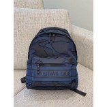 Dion Backpack with Camouflage Embroidery (Navy Blue, 41CM)