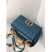 Dion Caro Handbag Large Size (Lake Blue, 28cm)
