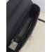 Dion Caro Handbag Small Size (Black with Silver Hardware, 20cm)