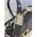 Dion Caro Handbag Small Size (Black with Silver Hardware, 20cm)