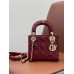 Mini Cannage Patent Calfskin Lady Dion Bag(17CM)