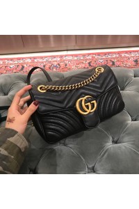 GG Marmont Classic in Black (4 Sizes)