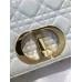 Dion Caro Handbag Small Size (Pure White, 20cm)