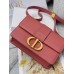 Dion 30 Montaigne Bag(Rose Red, 24CM)