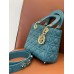 Lady Dion My ABCDion Bag with Lambskin (Malachite Green, 20CM)