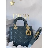 Lady Dion My ABCDion Bag with Cannage Patent (20CM)