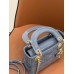 Mini Cannage Patent Calfskin Lady Dion Bag (17CM)