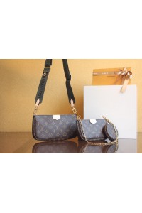 LU MULTI POCHETTE ACCESSOIRES WITH GREEN STAP(25CM)