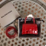 [RED] B@lenciaga Super Mini Hourglass Bag ( 3 Sizes )