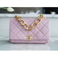Advanced Handcraft Workshop Thick Chain Flap Bag (Small/21cm)