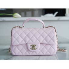 [TOP QUALITY] 2022 NEW SS CF HANDBAG WITH HANDLE(20CM)