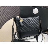 Chanle V Gabrielle Bag Medium Size (Black 28cm)