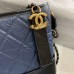 Chanle Gabrielle Bag Medium Size (Navy 28cm)