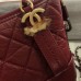 Chanle Gabrielle Bag Medium Size (Dark Red 28cm)