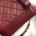 Chanle Gabrielle Bag Medium Size (Dark Red 28cm)