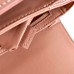 Triomphe Medium Bag in Calfskin Leather (Rose Pink 23cm)