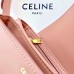 Triomphe Medium Bag in Calfskin Leather (Rose Pink 23cm)