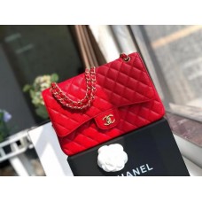 Chanle Classic Flap Caviar (Red, 25cm/30cm)