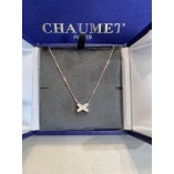 CHUMET Necklace with Natural deep sea white shell (37.5-41.5cm)