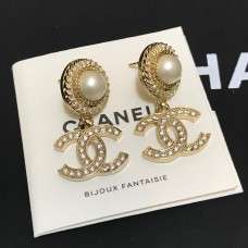 CHANLE CC GEM EARRINGS