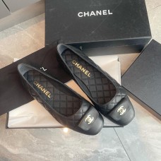 CC FLAT SHOES WITH LEATHER INSIDE AND OUTSIDE