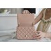 [TOP QUALITY] Chanle Classic Flap Lambskin (Rose Pink ,Golden, 17cm/20cm)