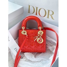 MINI CANNAGE CALFSKIN LADY DION BAG(17CM)