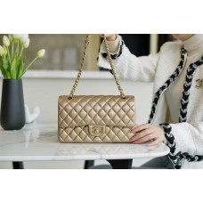 TOP QUALITY CHANLE CLASSIC FLAP LAMBSKIN (25CM)