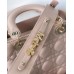 A LADY DION MY ABCDION LIGHT PINK BAG WITH LAMBSKIN(20CM)