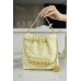 Chanel 23S 22Mini bag Light Yellow (20cm)
