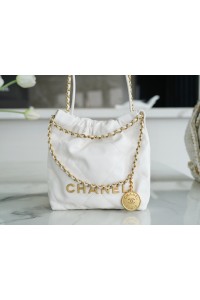 Chanel 23S 22Mini bag Light White (20cm)