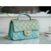 [TOP QUALITY] 2022 NEW SS CF HANDBAG WITH HANDLE(20CM)