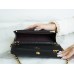 2022 New Chanle CF Lambskin WOC (Black,Gold, 19cm)