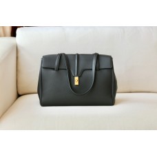 C*LIN* LARGE SOFT 16 BAG IN SUPPLE GRAINED CALFSKIN(38CM)