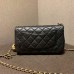 Chanle Mini Classic Flap Gold-Tone Lambskin (Black,20cm)