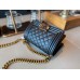 Chanle Medium Leboy  Handbag & Calfskin (Black, Special Metal, 25cm)