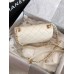 Chanle Pearl Chain CF Lambskin (White,21cm)