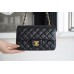 [TOP QUALITY] CHANLE CLASSIC FLAP CAVIARLEATHER (BLACK, GOLDEN, 20CM)