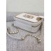 Chanle Vanity Case (White,18cm)