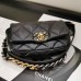 Chanle 19 Series Waist Bag (Black,20cm)
