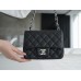 [TOP QUALITY] Chanle Classic Flap Caviarleather (Black ,Sliver, 17cm)