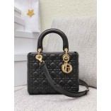 Large Cannage Lambskin Lady Dion Bag(24CM)