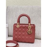 Large Cannage Lambskin Lady Dion Bag(24CM)